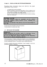 Preview for 20 page of RC GROUP TRIPACK Series Installation, Use And Maintenance Manual