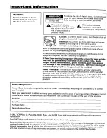 Preview for 2 page of RCA 15491880 User Manual