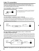 Preview for 12 page of RCA 20F501TDV User Manual