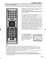 Preview for 21 page of RCA 20F501TDV User Manual