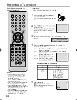 Preview for 38 page of RCA 20F501TDV User Manual