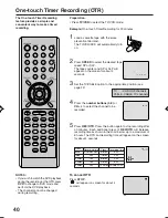 Preview for 40 page of RCA 20F501TDV User Manual