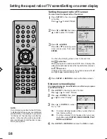 Preview for 58 page of RCA 20F501TDV User Manual