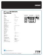 Preview for 2 page of RCA 24V504T Specification Sheet