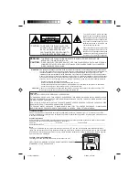 Preview for 2 page of RCA 27F501TDV User Manual