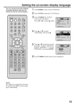 Preview for 15 page of RCA 27F501TDVB User Manual