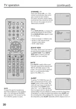 Preview for 20 page of RCA 27F501TDVB User Manual