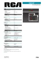 Preview for 2 page of RCA 35V432T Specification Sheet