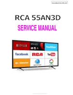 RCA 55AN3D Service Manual preview