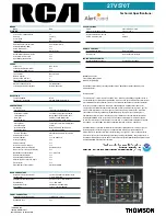 Preview for 2 page of RCA Alert Guard 27V570T Technical Specifications