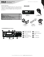 Preview for 2 page of RCA BRM350D Series Instruction Manual