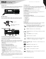 Preview for 5 page of RCA BRM350D Series Instruction Manual