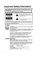 Preview for 2 page of RCA CC6391 User Manual