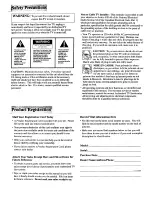 Preview for 2 page of RCA COLOR TV NCJ11 Owner'S Manual