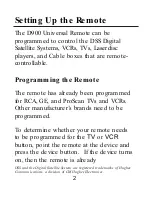 Preview for 4 page of RCA D900 Manual