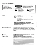 Preview for 2 page of RCA E13205 User Manual