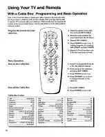 Preview for 14 page of RCA F19253BCFJ1 User Manual