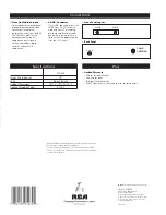 Preview for 4 page of RCA F19422 Brochure & Specs