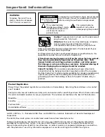 Preview for 2 page of RCA F19422 User Manual