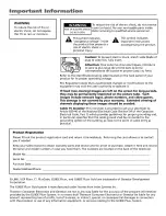 Preview for 2 page of RCA F19627TX51L5 User Manual