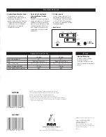 Preview for 4 page of RCA F27645 Brochure & Specs