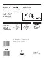 Preview for 4 page of RCA G27648 Brochure & Specs