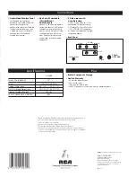 Preview for 4 page of RCA G27669 Brochure & Specs