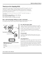 Preview for 3 page of RCA HDLP50 User Manual