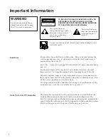 Preview for 2 page of RCA M21500 User Manual