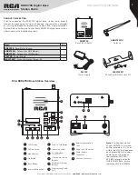 Preview for 2 page of RCA PRODIGI RDR2750 Instruction Manual