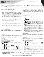 Preview for 6 page of RCA PRODIGI RDR2750 Instruction Manual