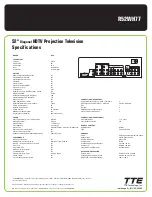 Preview for 2 page of RCA r52wh77 Specifications