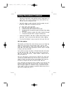 Preview for 3 page of RCA RC926 User Manual