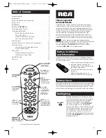 Preview for 2 page of RCA RCR311B User Manual