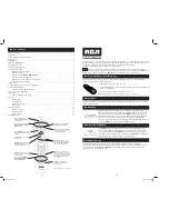 Preview for 2 page of RCA RCR615 User Manual