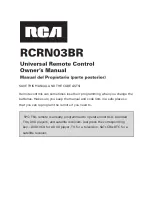 RCA RCRN03BR Owner'S Manual preview