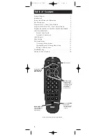 Preview for 2 page of RCA RCU300 - RCU 300 Universal Remote Control User Manual