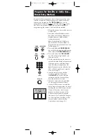 Preview for 7 page of RCA RCU300 - RCU 300 Universal Remote Control User Manual