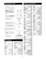 Preview for 4 page of RCA RCU300WB User Manual