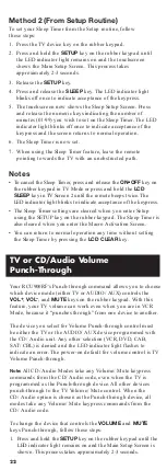 Preview for 22 page of RCA RCU900RF User Manual