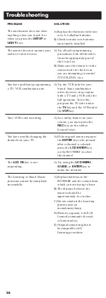 Preview for 28 page of RCA RCU900RF User Manual