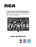 RCA RLDED5078A Instruction Manual preview