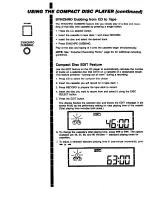 Preview for 20 page of RCA RP-9753 Use And Care Manual