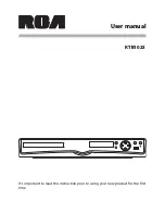 RCA RTB1023 User Manual preview