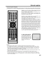 Preview for 21 page of RCA TruFlat 27F500TDV User Manual