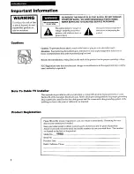 Preview for 2 page of RCA VR562 User Manual