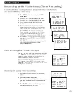 Preview for 27 page of RCA VR602HF User Manual