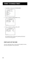 Preview for 8 page of RCA VR629HFB User Manual