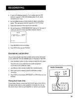 Preview for 33 page of RCA VR631HF User Manual