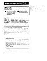 Preview for 2 page of RCA VR654HF User Manual